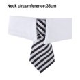 thumbnail image 2 of Corbata ajustable para perros y gatos, ropa para mascotas, cuello blanco, 2 of 5