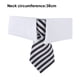 thumbnail image 2 of Corbata ajustable para perro y gato, ropa para perro y mascota, collar blanco, 2 of 5