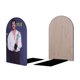 thumbnail image 2 of Pedro Pascal Sujetalibros decorativos temáticos, tope para estantería con base antideslizante, uso dual para hogar y oficina - 2 piezas, 2 of 6
