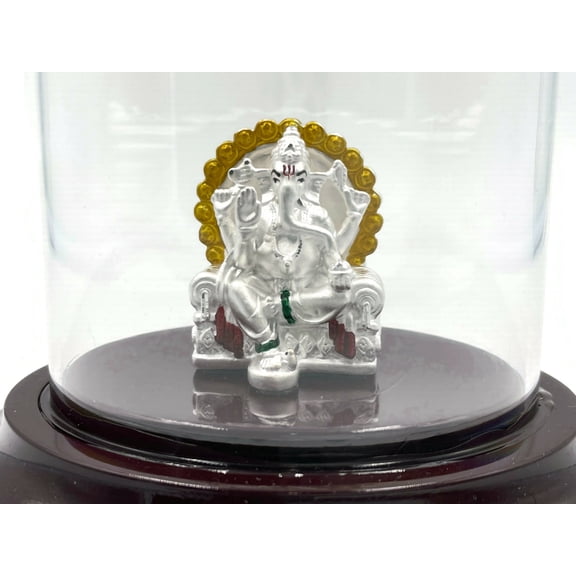 999 Pure Silver Ganesh / Ganpathi idol / Statue / Murti (Figurine #12A)