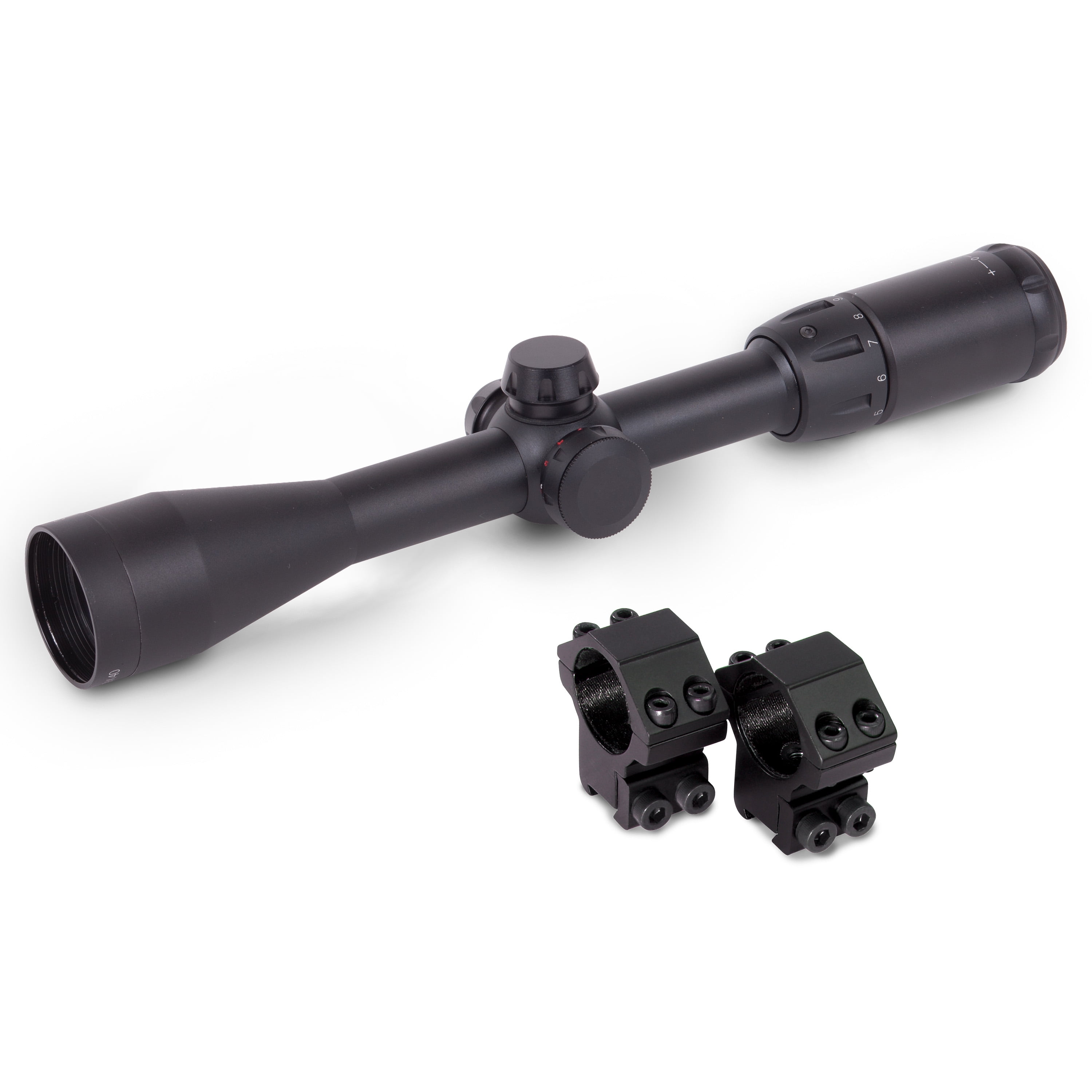 Centerpoint 39x50mm Rifle Scope with Picatinny Rings, Tag Bdc Reticle