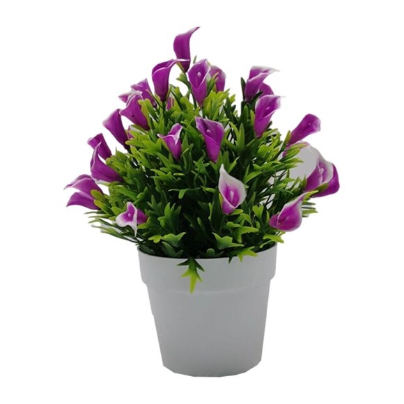 relayinert Realistic Artificial Flower Bonsai For Touch Of Nature Indoor Or Outdoor lotus 1Set