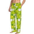 thumbnail image 6 of Disketp Green Apple Men's Pajama Pants - Ultra Soft Fleece Sleep and Lounge Pants (Size: S-XXL)-Medium, 6 of 6