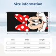 thumbnail image 4 of Toalla de playa de Minnie Mouse, suave, de secado rápido, resistente a la arena, para piscina, yoga, gimnasio, camping, toallas de baño ligeras, regalo para niños, niñas, niños y adultos, 27,5 x 55, 4 of 8