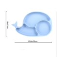 thumbnail image 2 of Baby Silicone Plate, Suction Cup Compartment Plate, Food Grade Baby Food Bowl, 2 of 4