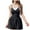 Black, variant on Vibrex One Piece Swimsuits with Short Women Bathing Suit Swimwear Slimming Bathing Set Women's Casual Fashion Slim Solid Color Sports Bikini Swimsuit
