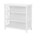 thumbnail image 2 of Coventry White Wood Open Shelf Bathroom Storage with Three Shelves, 2 of 7