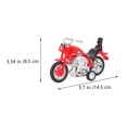 thumbnail image 2 of STRANDCHIC 4Pcs Motorcycles Toys Red Plastic Inertia Cultivate Children Cognition Playtime, 2 of 6