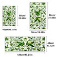 thumbnail image 3 of YIMEIS Green flowers and birds Kitchen Mat Rug Set - 2 Pcs Perfect for Kitchen Counter, 16''*24''/47''*18'', Functional for Decoration, 3 of 10