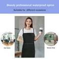 thumbnail image 6 of MRLESS Womens Black Vest Hair Stylist Apron for Salon and, 6 of 6