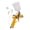 Yellow, variant on 0.8Mm Nozzle Professional HVLP Paint Sprayer Guns Airbrushes For Painting Car Aerograph Pneumatic Guns