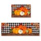 thumbnail image 2 of 2 Alfombrillas con Estampado de Calabazas, Fondo de Calabaza de Acción de Gracias con Hojas de Arce, Antideslizantes y Lavables, Ideales para Cocina, Restaurante y Lavandería., 2 of 7