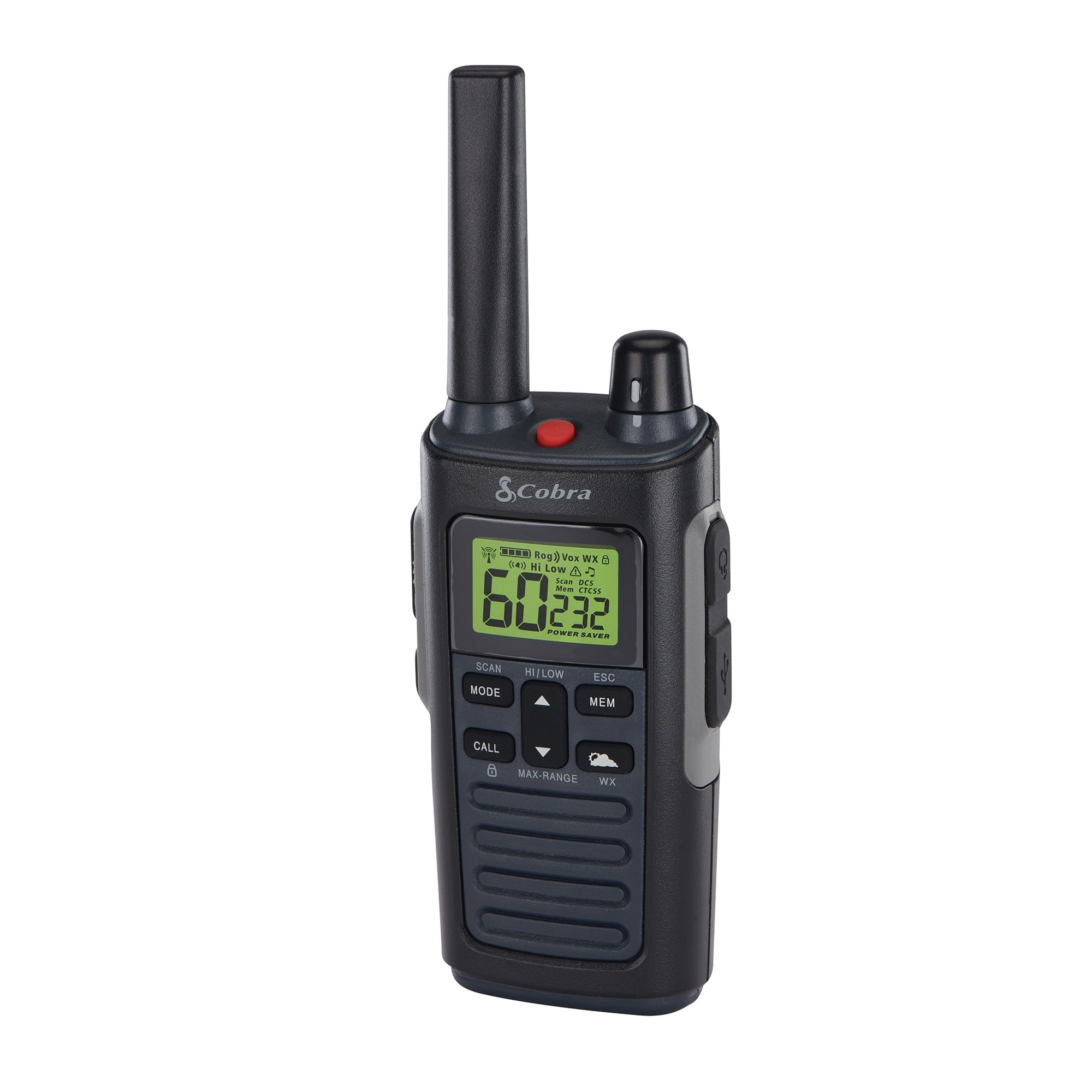 Cobra RX685 Walkie Talkies Pair, 40-Mile Range 2-Way Radios, IP54 Waterproof, NOAA Weather Alerts