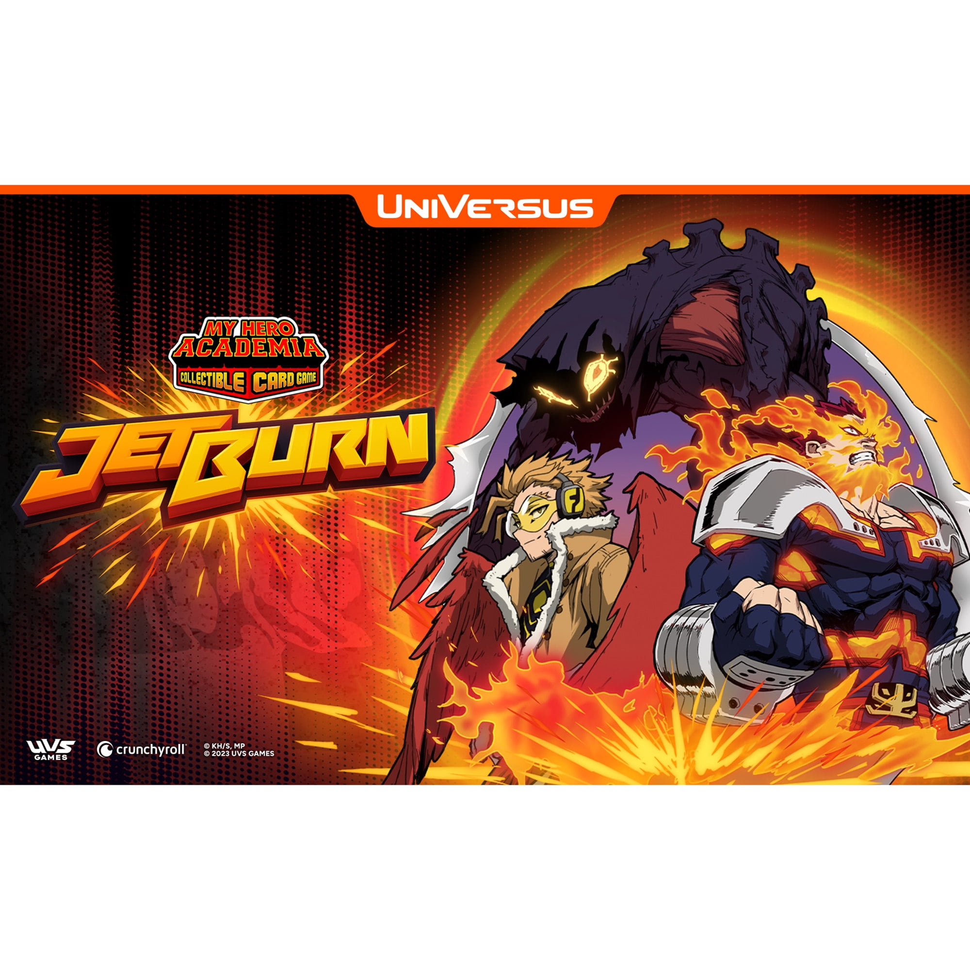 my hero academia jet burn booster box CCG: and Class 1 Bliss Distribution: My Hero Academia