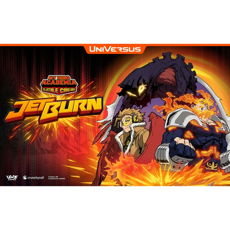 UVS Games: My Hero Academia Collectible Card Game Set 6: Jet Burn Booster  Display - Contains 24 Jet Burn Booster Packs - Deck Building Game, Universus
