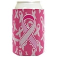 thumbnail image 4 of Breast Cancer Awareness Pink Ribbon Loved Survivor 2 Pack Can Coolie Drink Coolers Coolies, 4 of 8