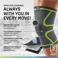 thumbnail image 6 of Modvel Compression Knee Brace - 2 Pack for Running Knee Pain, Knee Support Compression Sleeve, or Meniscus Tear ACL & Arthritis Pain Relief, 6 of 10