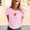Pink, variant on MAIHAN Womens Short Sleeve Shirts Casual Summer Funny Printed Graphic Loose Tees Cute T Shirts Tops Funny Tshirts Shirts for Women
