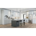 thumbnail image 6 of Furinno Shaker Wall Kitchen Cabinet 2-Doors 2-Shelves, Ready to Assemble, 12 D x 27 W x 30 H, White, 6 of 7