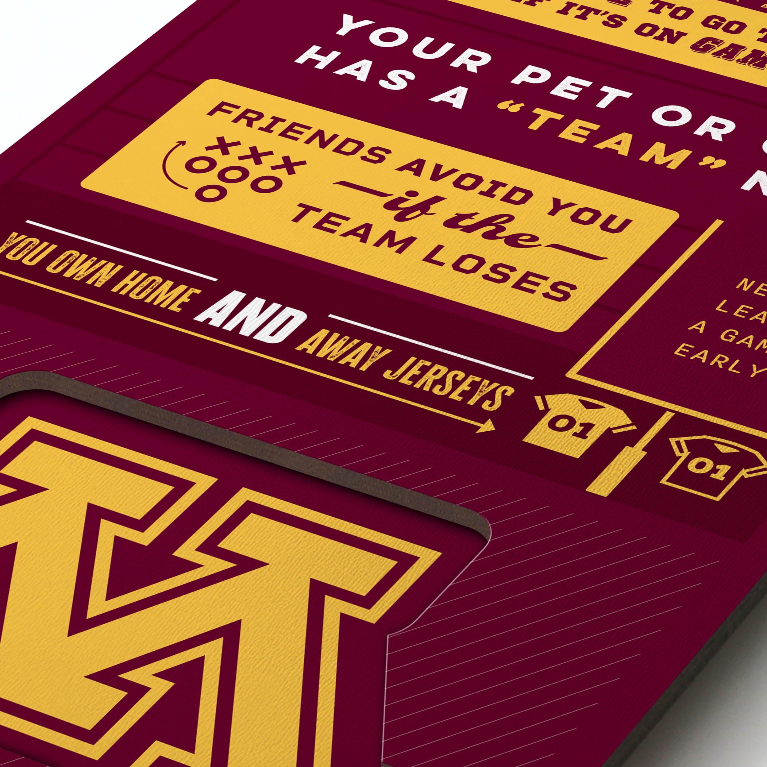 YouTheFan NCAA Minnesota Golden Gophers 3D Top 10 Wall Art