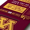 thumbnail image 2 of YouTheFan NCAA Minnesota Golden Gophers 3D Top 10 Wall Art, 2 of 3