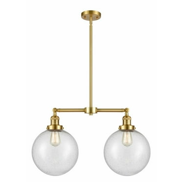 Innovations 209-SG-G204-10 X-Large Beacon 2 Light Chandelier part of the Franklin Restoration Collection, Satin Gold