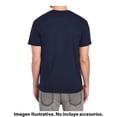 thumbnail image 3 of Playera Fruit of the Loom Para hombre cuello v, algodón sustentable, azul marino, talla EG, 3 of 4