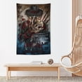 thumbnail image 5 of Horror Freddy Krueger Tapestry Wall Hanging Wall Art Decor Wall Tapestry for Living Room Bedroom Dorm 40"x60", 5 of 8