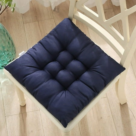 

PHIGZNT Fiber Filled Premium Polyester Chair Pads - Chair Pads with Tiebacks –16” L X 16” W – Multicolor - Pack of 1