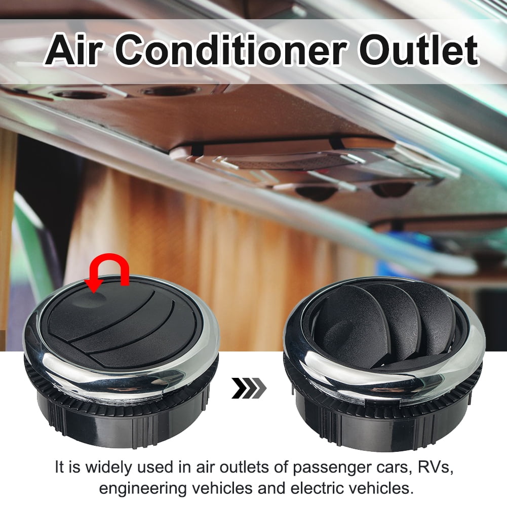 Details about   Modified ABS Round Vent Dashboard RV Bus Air Conditioning Outlet 87mm Durable 