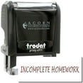 thumbnail image 1 of Self-Inking Incomplete Homework Stamp, Trodat Printy 4911, Press and Print Stamping, Impression Size 5/8" x 1-1/2", Up to 10,000 Impressions - Brown Ink, 1 of 10