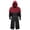 Red, variant on Men's Halloween Solid Cape Short Hooded Sleeveless Open Front Wrap Cloak Shawl Soft Drape for Anime Cosplay Night Green S