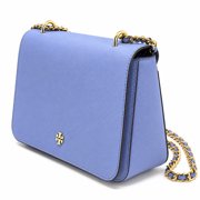 Tory Burch Women's Emerson Saffiano Leather Medium Convertible Shoulder Bag (Bow Blue)