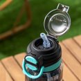 thumbnail image 5 of Portable Double Sip Sports Water Bottle With Straw, Leakproof BPA-Free Water Bottle With SPORTS Print For Outdoor Fitness,S-750ml, 5 of 5