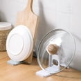 thumbnail image 1 of Multipurpose Folding Kitchen Spatula Pot Lid Dish Spoon Storage Rack Holder, 1 of 9