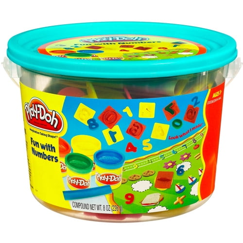 Play-Doh Fun with Numbers Bucket - Walmart.com - Walmart.com