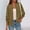 #0083-Army Green, variant on Womens Button Up Cardigan Sweaters Long Sleeve Crew Neck Fall Soft Lightweight Knit Loose Sweater Tops
