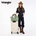 thumbnail image 6 of Wrangler Duffel Bag for Women Large Travel Weekender Bag Floral Flower Design, Green, 6 of 6