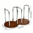 thumbnail image 6 of Shoreew Disposable Cup Holder Single/Double Cup Rack Strong Load-bearing Cup Holder Home Office Restaurant Decor, 6 of 7