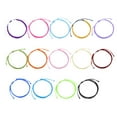 thumbnail image 5 of serony Wax Cord Braided Bracelet Adjustable Multicolor Aesthetic Jewelry Waxed Bohemian Bracelets Hand Rope Universal Beach Women Purple Pink 1Set, 5 of 5