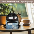 thumbnail image 5 of Eheartsgir Dragonfly Pattern Lots of Pockets Casual Daypack, Lightweight Travel Rucksack with Zipper Closure for Hiking Gym, 5 of 8