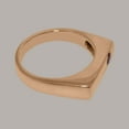 thumbnail image 4 of LBG British Made 9k Rose Gold Natural Pink Tourmaline Mens Promise Ring - 33 size options - Size 8.75, 4 of 5