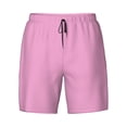 thumbnail image 4 of Lsque Mens Swim Trunks Pink Pattern - Bathing Suit Compression Liner - Beach Swim Shorts Swimwear - (S-3XL) - Stretch Quick Dry -X-Large, 4 of 9