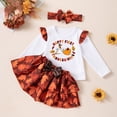 thumbnail image 5 of HXWCHs Girls Summer Ruffle Sleeve Dresses with Headband Kids Cewneck Casual Halloween Dress Girls Dresses Size: 3-4 Years White, 5 of 7