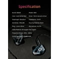 thumbnail image 4 of KBEAR KB01 Beryllium Diaphragm 10MM Dynamic Drvier Earphone Wired Sport Earbuds HIFI Music Headphones In Ear Monitor Headset IEM, 4 of 12