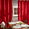 thumbnail image 5 of TOWN & COUNTRY BASICS Cabana Stripe Indoor Outdoor Placemats 4-Pack Set, Reversible and Easy Clean, Grey/White, 15" Round, 5 of 13