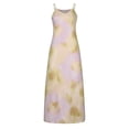 thumbnail image 3 of Viikei Sleeveless Dress Summer Dresses for Women Plus Size Dresses Clearance Fashion Plus Size Tie-dye Print Sleeveless V-Neck Camisole Long Dress, 3 of 6