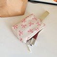 thumbnail image 3 of School Backpack Set for Girls Cute Bow Printed Lightweight Casual Daypack with Crossbody Bags and Pencil Case, 3 of 8