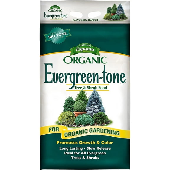 Espoma Evergreen-Tone Organic Fertilizer Granules - 4-3-4 NPK - 18 lbs