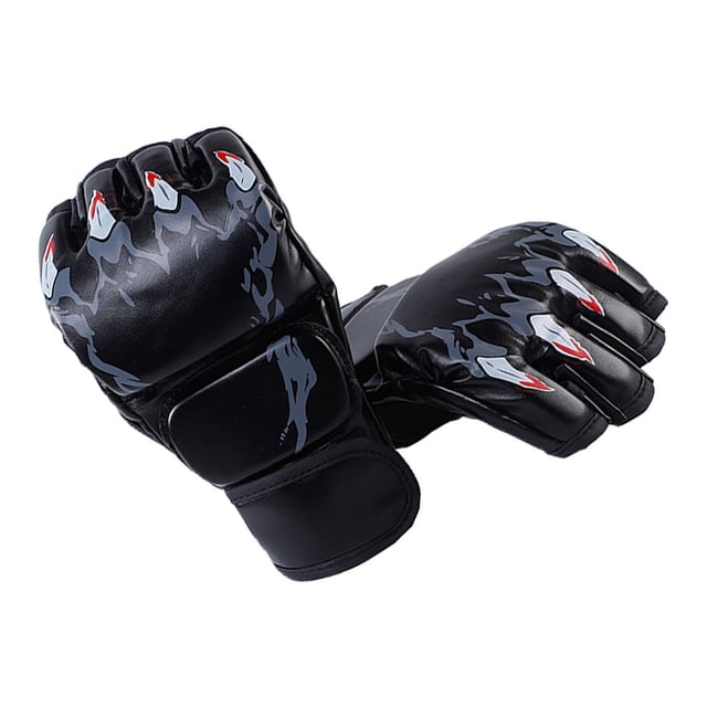 Guantes de combate Jadeshay guantes de Kickboxing de medio dedo